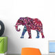 Pink Elephant Wall Decal
