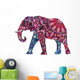 Pink Elephant Wall Decal