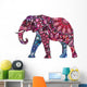 Pink Elephant Wall Decal