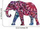 Pink Elephant Wall Decal