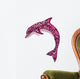 Pink dolphin Wall Decal