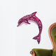 Pink dolphin Wall Decal
