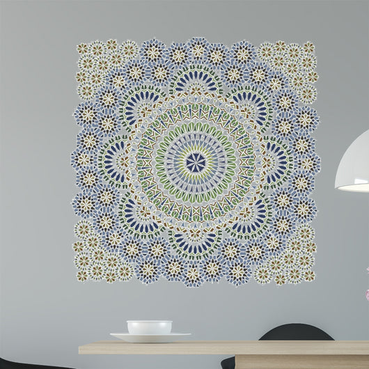 Seamless Pattern in Mosaic Ethnic Style. 