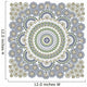 Seamless Pattern in Mosaic Ethnic Style. 