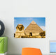 Egyptian Sphinx Guarding Pharaohs Pyramid Wall Mural