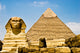 Egyptian Sphinx Guarding Pharaohs Pyramid Wall Mural