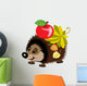 cartoon hedgehog Wall Decal