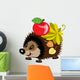 cartoon hedgehog Wall Decal