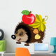 cartoon hedgehog Wall Decal