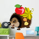 cartoon hedgehog Wall Decal