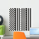 Black and White Chess Wall Decal