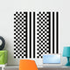 Black and White Chess Wall Decal