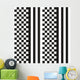 Black and White Chess Wall Decal