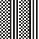 Black and White Chess Wall Decal