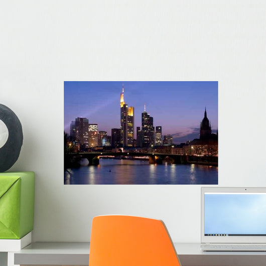 Frankfurt Skyline Wall Decal