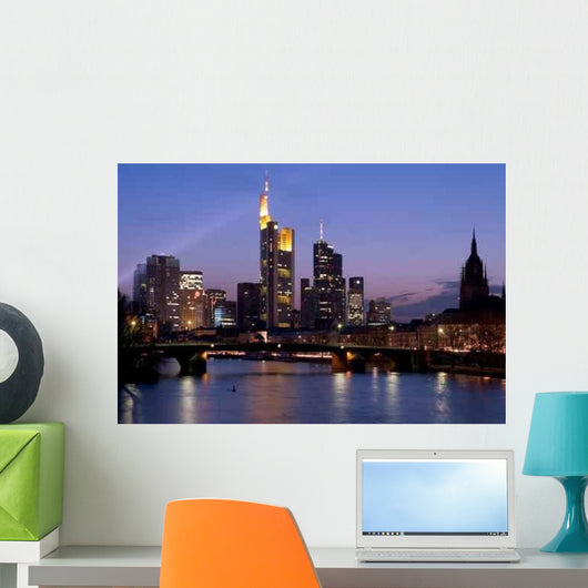 Frankfurt Skyline Wall Decal