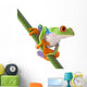 Red Eyed Tree Frog Isolated Wall Decal