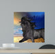 Black Buck Unicorn Wall Mural