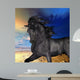 Black Buck Unicorn Wall Mural