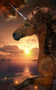 Unicorn Stargazer Wall Mural