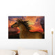 Unicorn Sunset Wall Mural