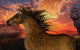 Unicorn Sunset Wall Mural