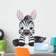 cute baby zebra Wall Decal