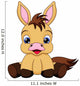 Cute Baby Horse Wall Decal