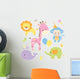 Baby Party Animals Wall Decal