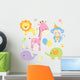 Baby Party Animals Wall Decal