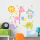 Baby Party Animals Wall Decal