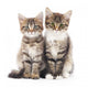 Two Small Kittens 