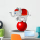 elephant on the ball Wall Decal