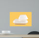Two Different Sized Takeout Styrofoam Food Containers Wall Mural