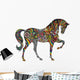 Cheerful Rainbow Horse Wall Decal