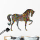 Cheerful Rainbow Horse Wall Decal