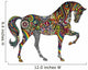 Cheerful Rainbow Horse Wall Decal