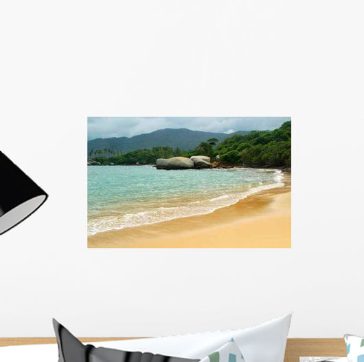 Strand im Tayrona National Park Wall Decal Design 2