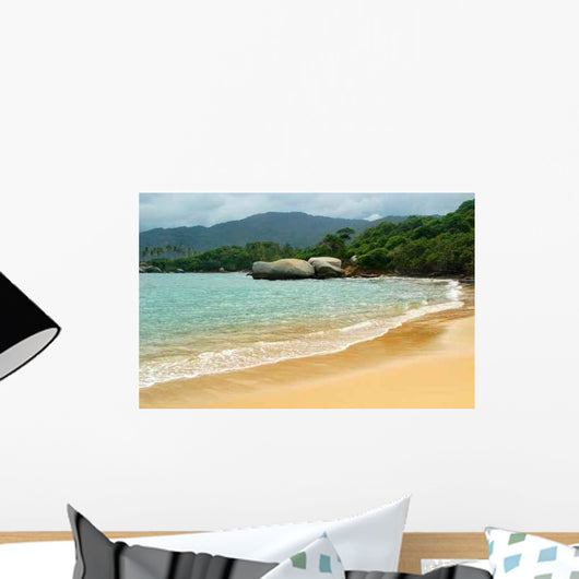 Strand im Tayrona National Park Wall Decal Design 2
