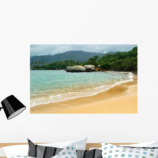 Strand im Tayrona National Park Wall Decal Design 2