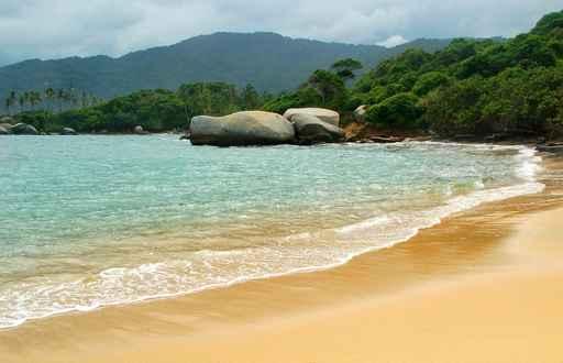 Strand im Tayrona National Park Wall Decal Design 2