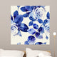 Roses Seamless Pattern Wall Decal
