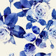 Roses Seamless Pattern Wall Decal