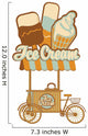 Tray on Wheels for Ice Cream Sales 