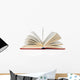 Open Book Wall Decal
