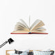 Open Book Wall Decal