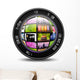 Camera photo lens with internet production technology concept,le Wall Decal