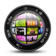 Camera photo lens with internet production technology concept,le Wall Decal