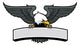 eagle mascot griping the sign Wall Decal