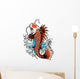 koi fish tattoo Wall Decal